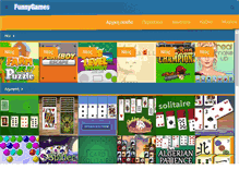 Tablet Screenshot of funnygames.gr