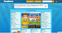 Desktop Screenshot of funnygames.us