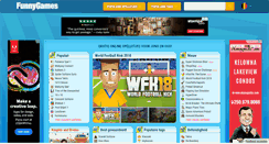 Desktop Screenshot of funnygames.be