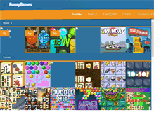 Tablet Screenshot of funnygames.dk