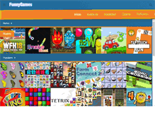 Tablet Screenshot of funnygames.com.mx